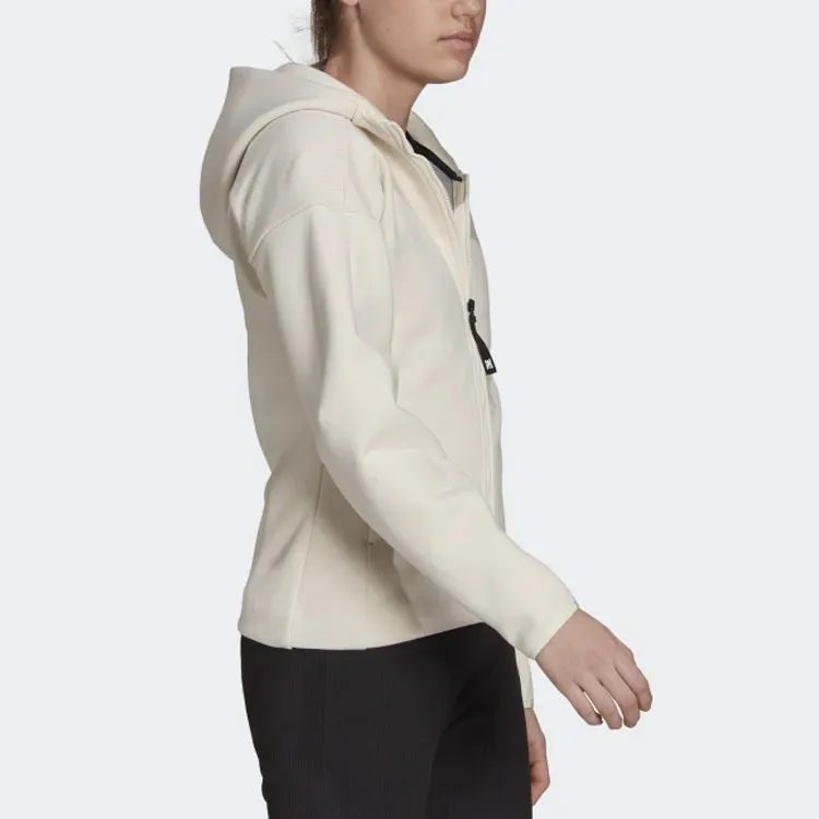 Adidas Z.N.E. Jacket Women's Yellow White-4