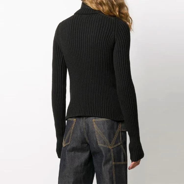 Bottega Veneta Rib Knit Turtleneck Jumper-3