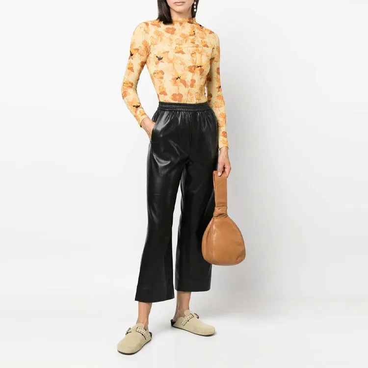 NANUSHKA Cropped Straight leg Trousers-1