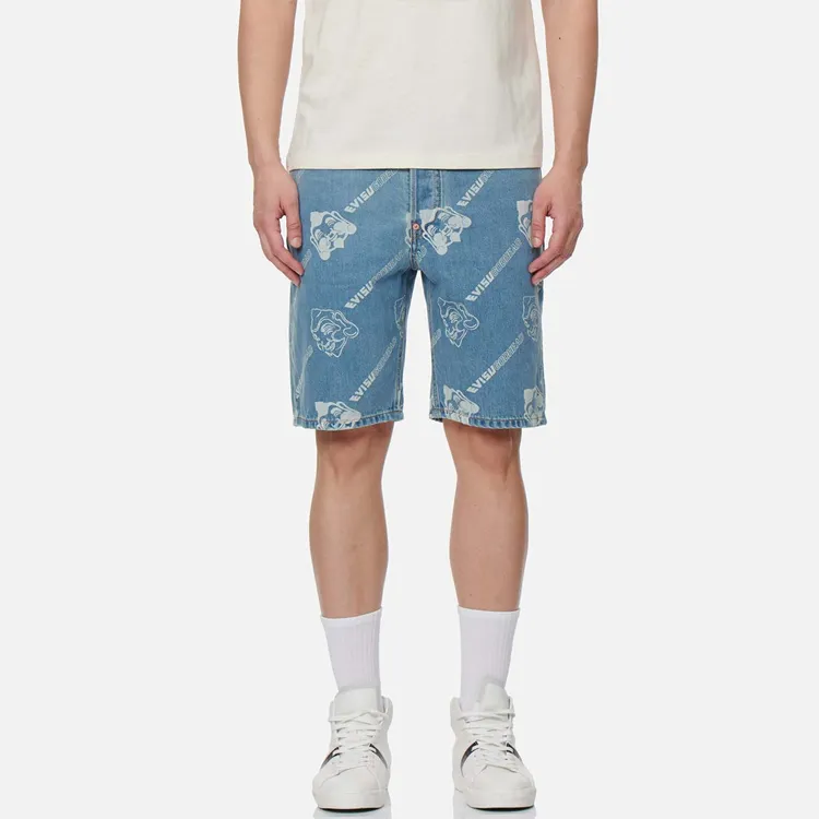 EVISU SS22 Shorts Men's Denim Blue-4