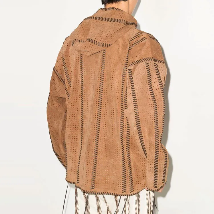 AMIRI Perforated Leather Jacket-2