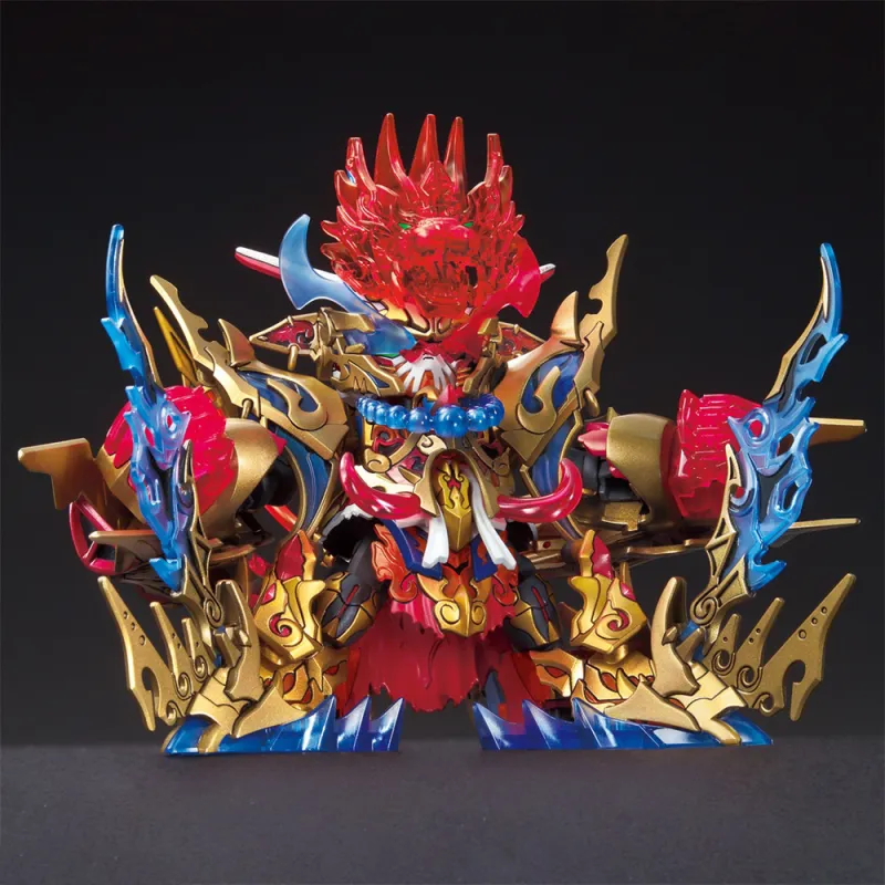 BANDAI SD Impulse Gundam World, Heroes Assembly, Goku DX Deluxe Set Red/Gold Model Kits 8cm-2