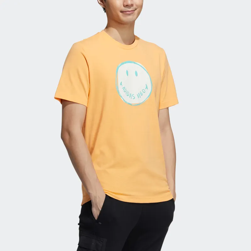 Adidas Neo T Shirt Men's Orange Yellow-3