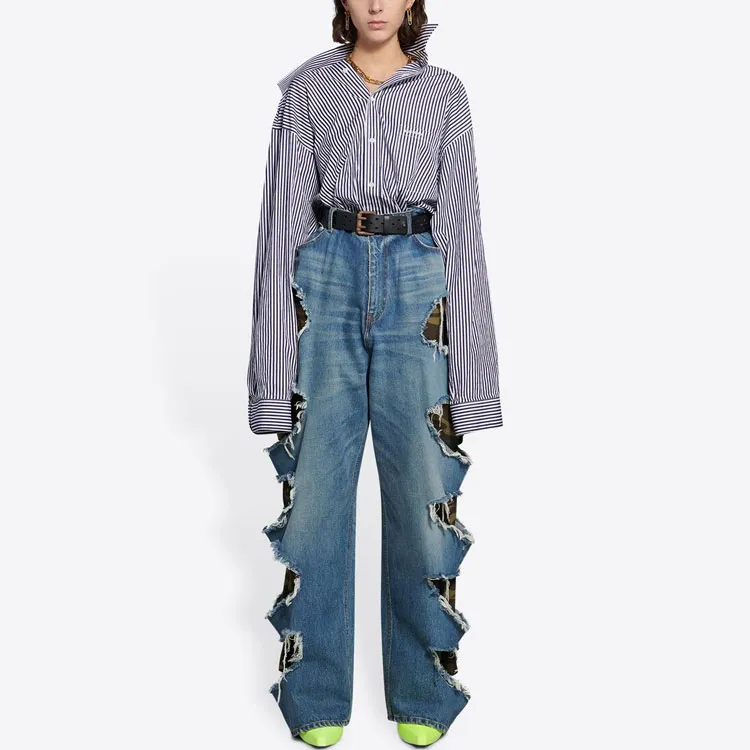 Balenciaga Jeans Women's Blue-2