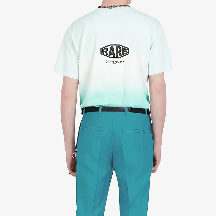 Givenchy T-Shirts Men White Green-5