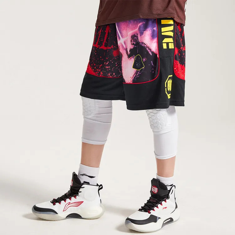LiNing Disney Casual Shorts Men's Black-3