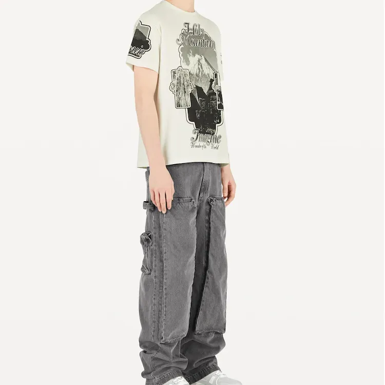 LOUIS VUITTON New Quarterly Products Of LV T Shirts Men White-2