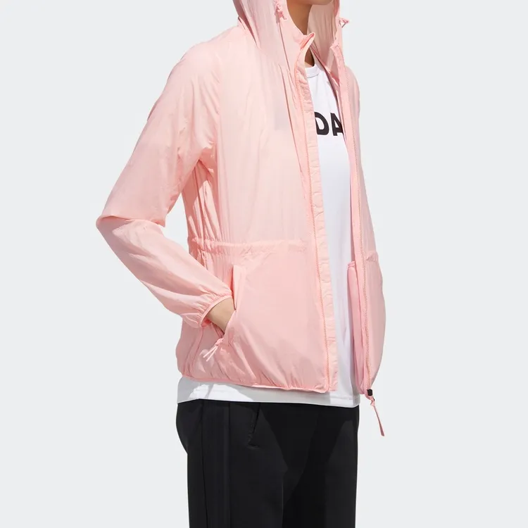 Adidas Trench Coat Women's Pink-5
