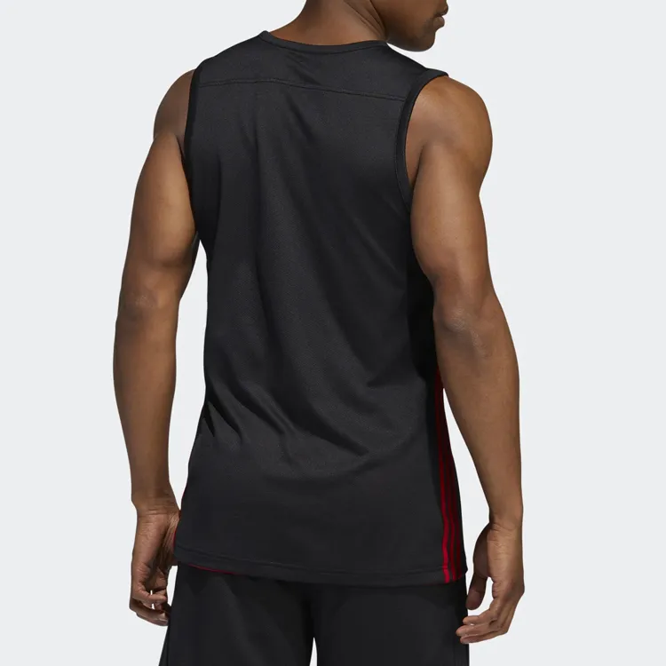 Adidas Tank Tops Men Black Red-3