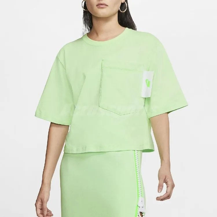Nike Crop Tops Women's Candy Green-2