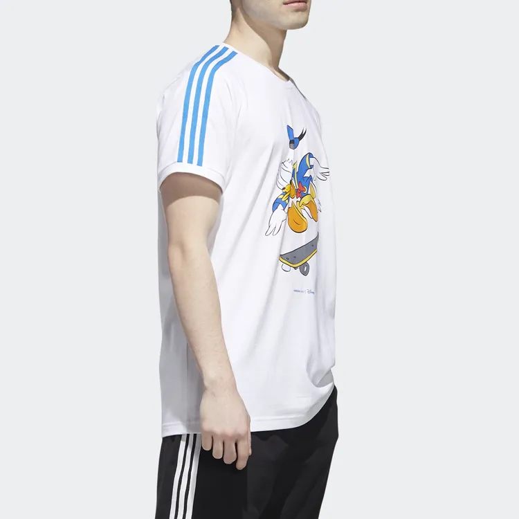 Adidas Neo Set-in Sleeve T-Shirt Men's White-5
