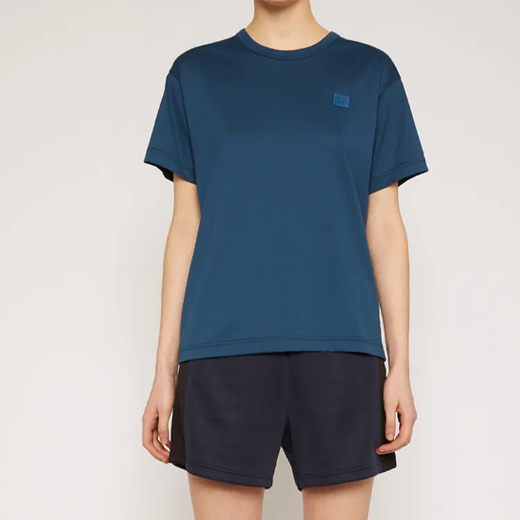 Acne Studios T Shirts Unisex Midnight Blue-2