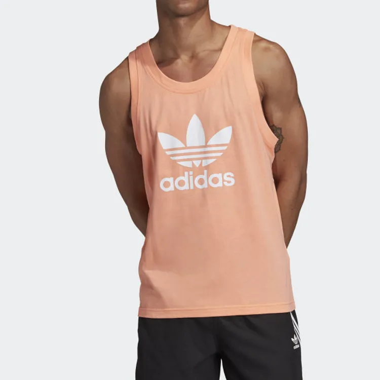 Adidas Originals Trefoil Camisoles Men Coral Pink-2