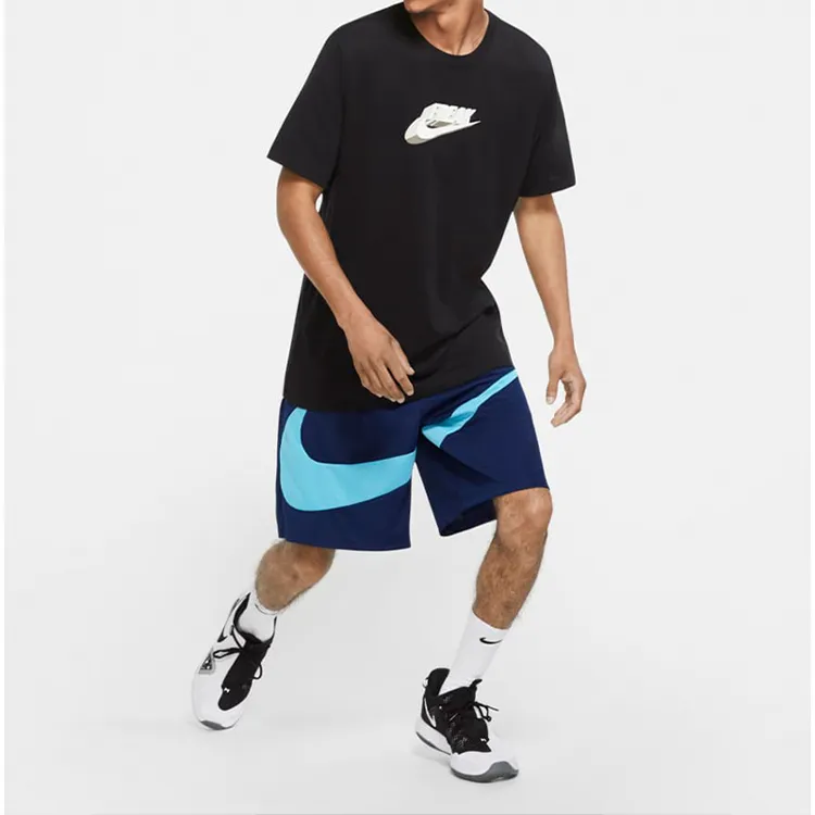 Nike T Shirts Men Black-3
