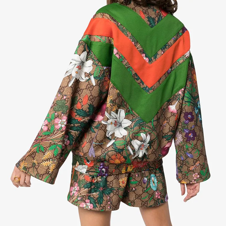 GUCCI Jackets Women's Brown-4