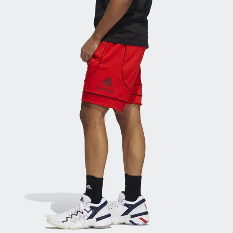 Adidas Basketball Shorts Men's Bright Pink-4