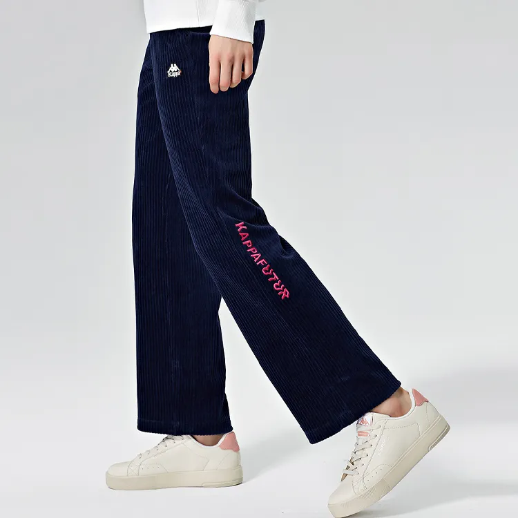 Kappa Casual Pants Women's Navy Blue-3