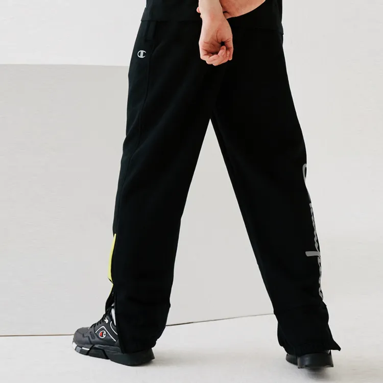 Champion Straight Casual Pants US Version Men's Black-3