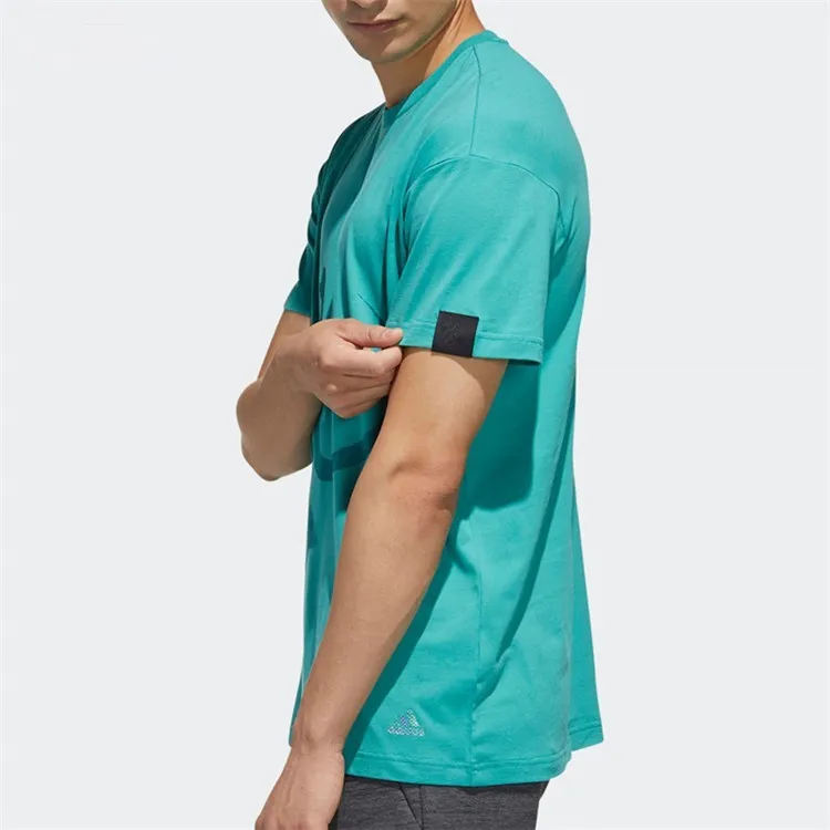 Adidas T Shirts Men Green-5