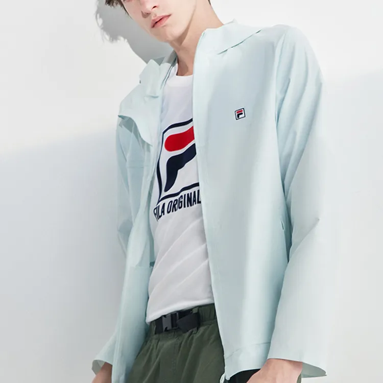 FILA Jackets Men Mint Green-3