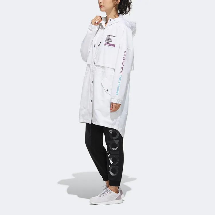 Adidas Neo Trench Coats Women's White-4
