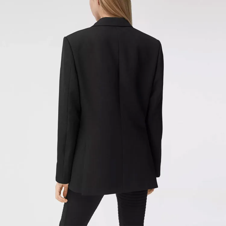 Burberry Business Suits Coats Women's Black-5