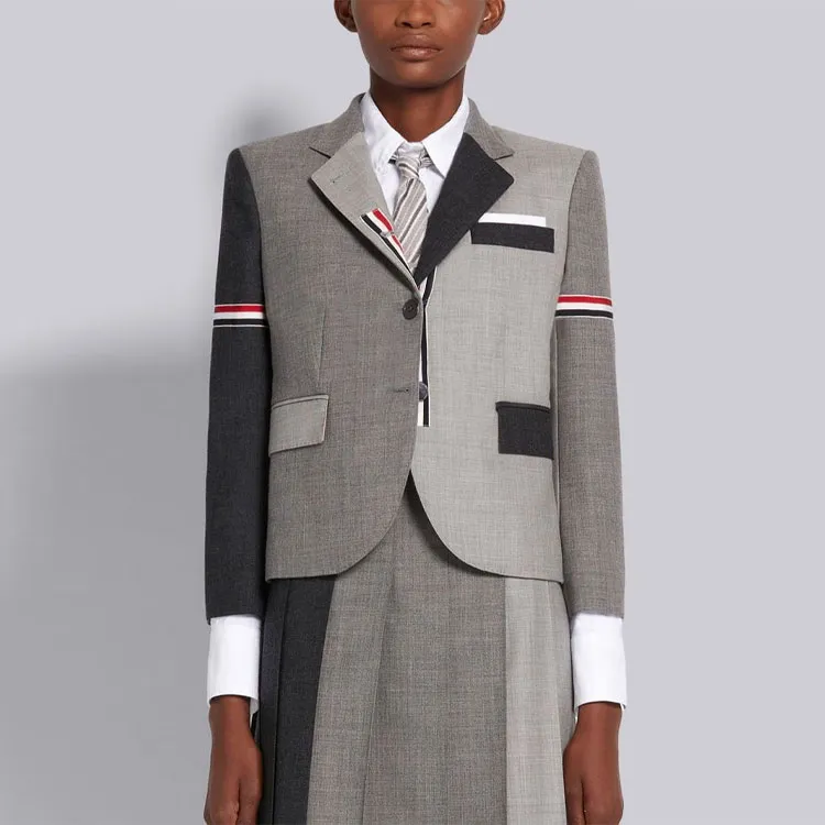 THOM BROWNE Fun Mix Panelled Blazer-1