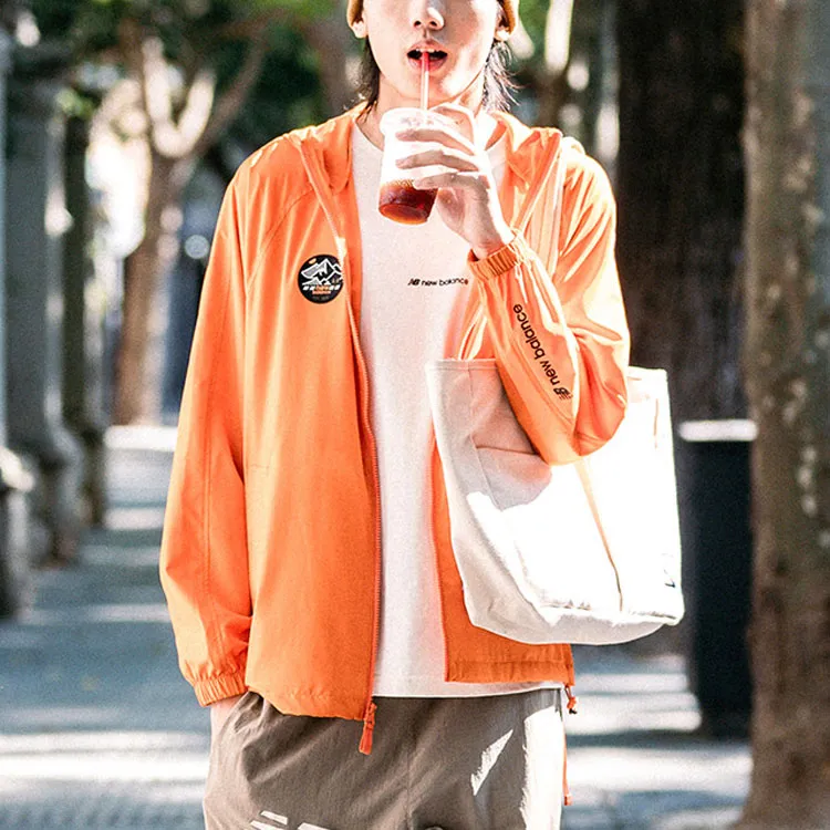 New Balance Jackets Men Orange-2