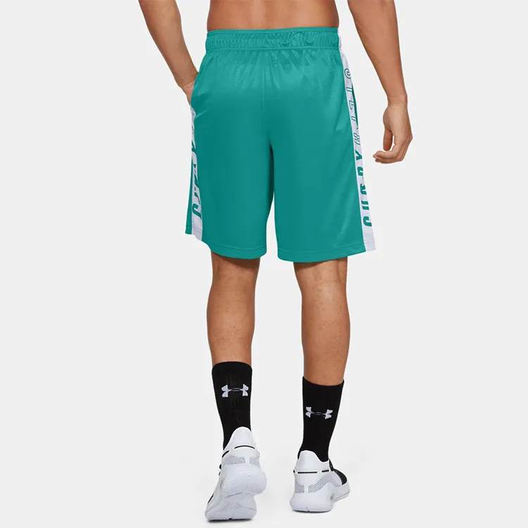 Under Armour Wordmark Basketball Shorts Men Green-5