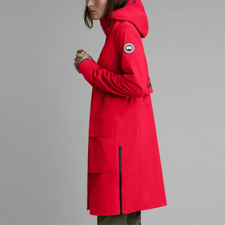 Canada Goose Trench Coats Women's Red-5