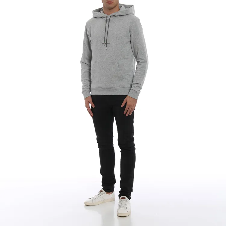 SAINT LAURENT Sweatshirts Men Gray-4