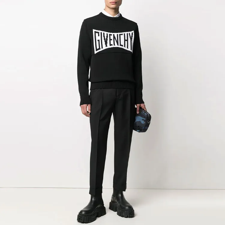 GIVENCHY SS21 Sweater Men's Black-4
