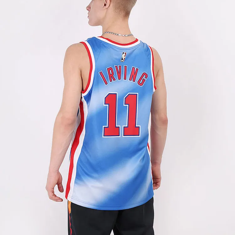 Nike X NBA Basketball Jerseys Men Blue-5