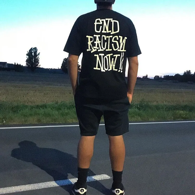 Stussy Stand Firm End Racism Now Tee-6