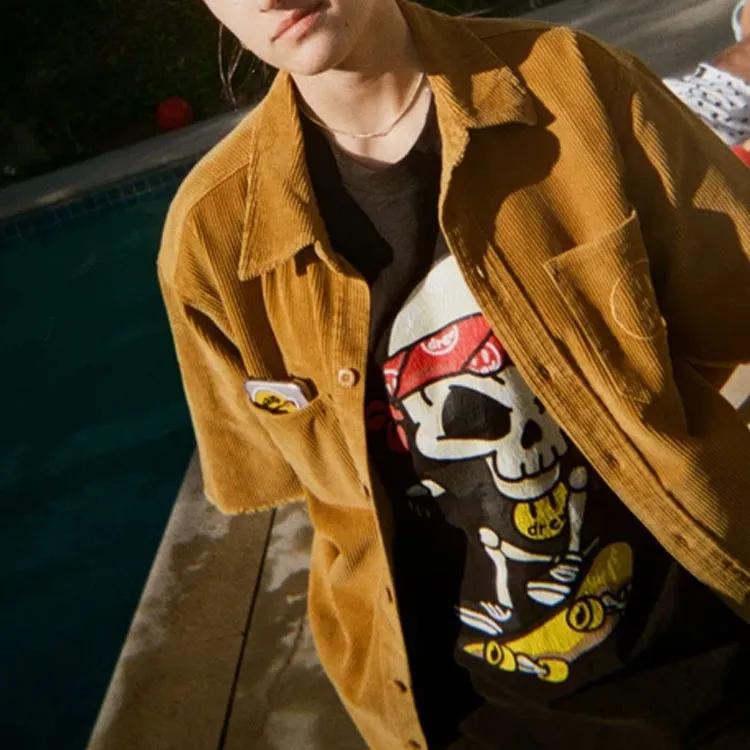 Drew House Smiley Collection Shirts Unisex Brown-6