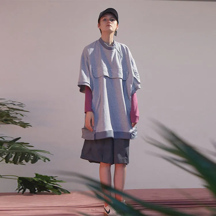 Umamiism SS20 Loose Fit Shorts Unisex Gray-1