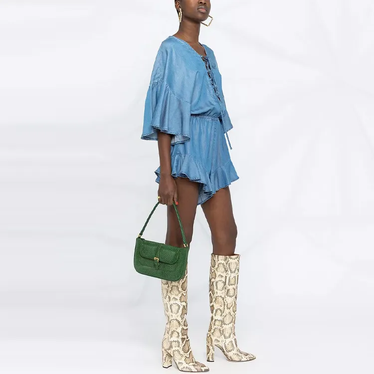 PINKO SS21 Jumpsuit Women's Blue-4