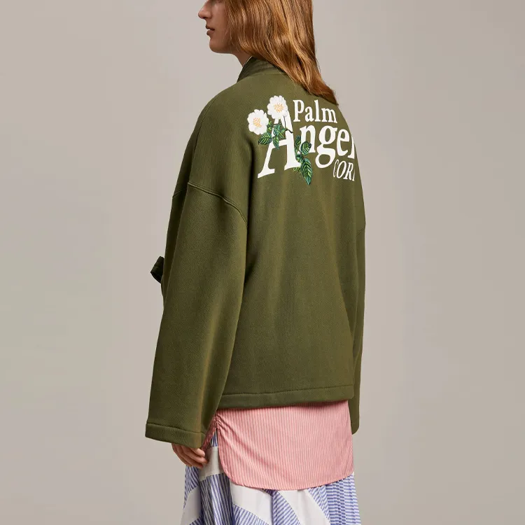 PALM ANGELS Daisy Cotton Kimono-4