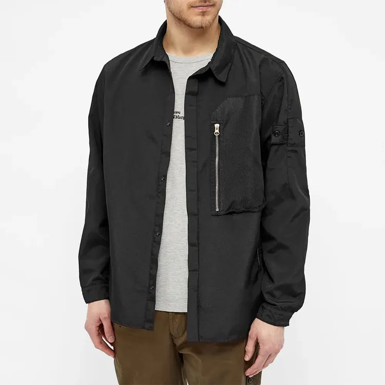 STONE ISLAND SS21 Jackets Coats Men's Black-1
