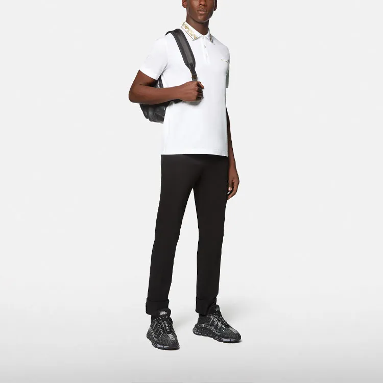 VERSACE Polo Shirts Men White-1