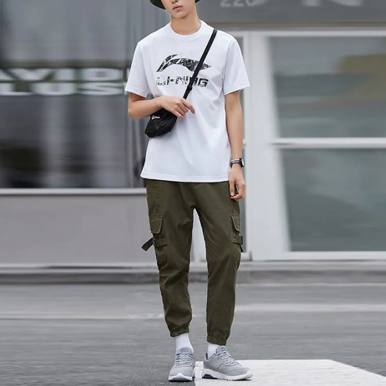 LINING T Shirts Men White-2