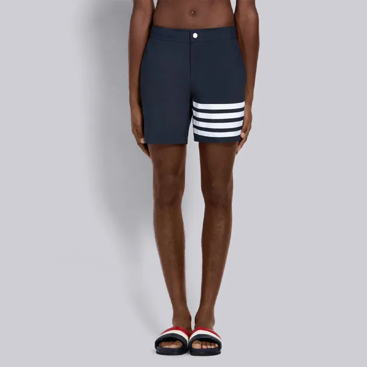 THOM BROWNE 4 bar Solid Tech Swim Short-2
