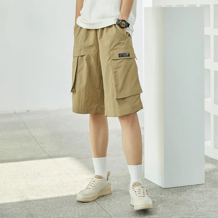 LiNing Sports Fashion Collection Shorts Men's Khaki-3