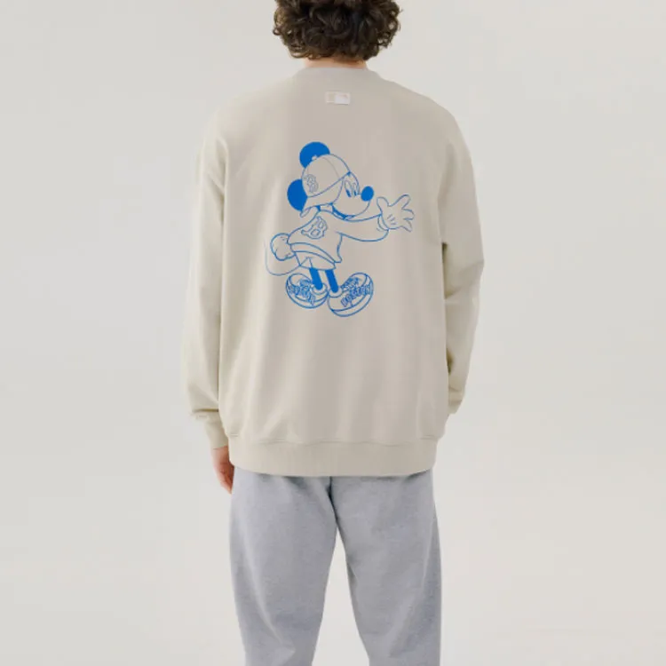 Disney X MLB Sweatshirts Unisex Beige-3