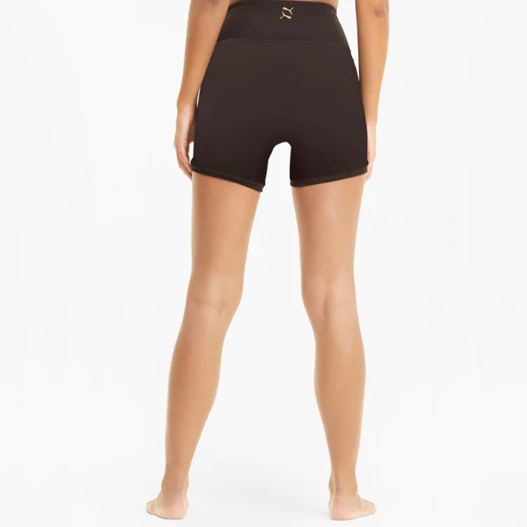 PUMA Casual Shorts Women's Black Brown-3