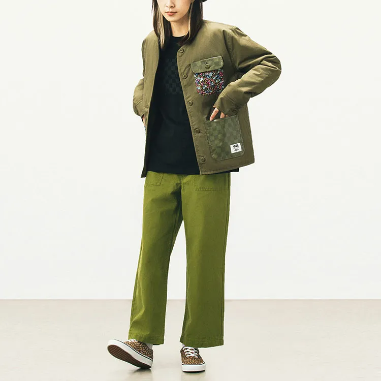Vans Liberty Fabrics Collaboration Jackets Women's Green-5