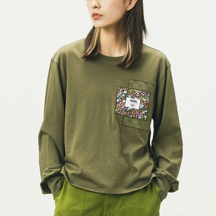 Vans Liberty Fabrics Collaboration T Shirts Women's Green-2