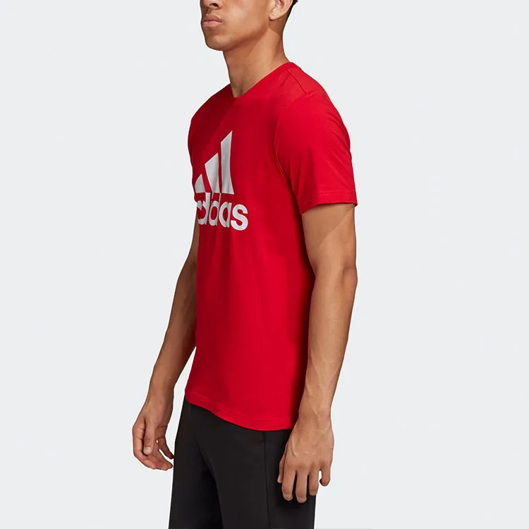 Adidas T Shirts Men Red-5