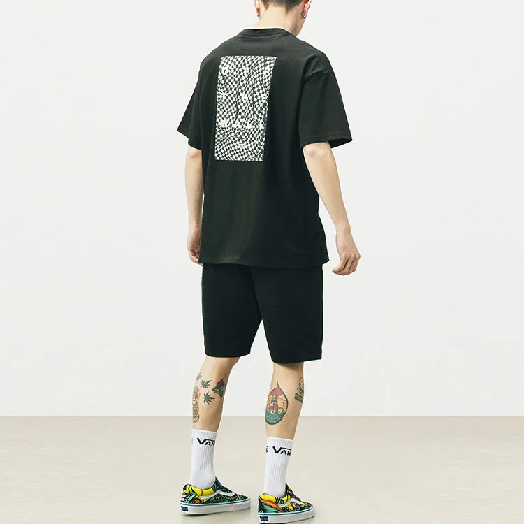 Vans Drop Shoulder Sleeve T-Shirt Unisex Black-3