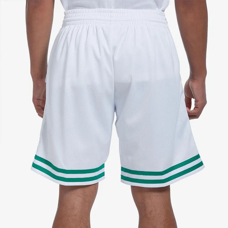 Mitchell & Ness Basketball Shorts Men's White/Green-4